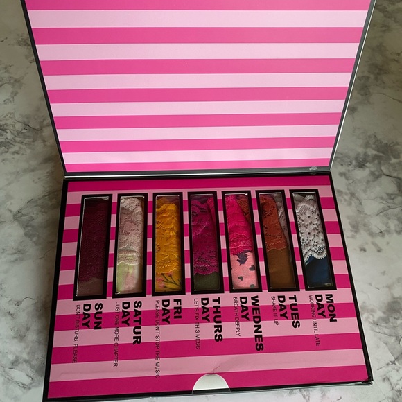 New Victoria's Secret Hiphugger Hipster All Over Lace Panty Box Lot Of 7 - Picture 7 of 16